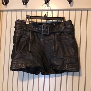 Guess Leather Shorts